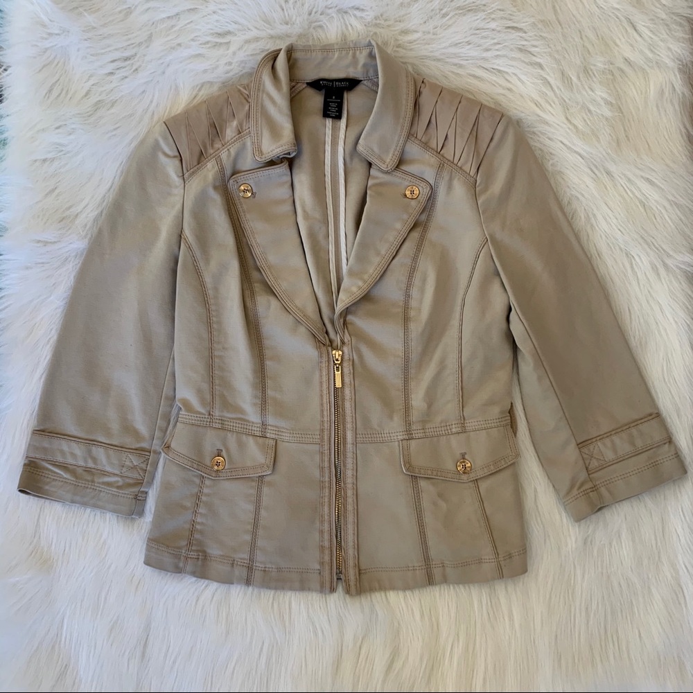 White House Black Market Tan Jacket